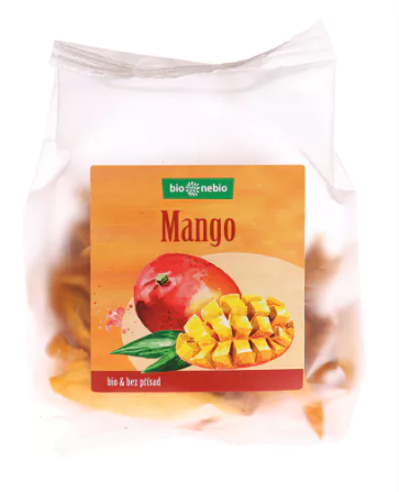 Sušené mango v bio kvalite je veľmi všestranná pochúťka. Zrelé plody sú po zbere olúpané, narezané a šetrne usušené.  Nakrájané vo...