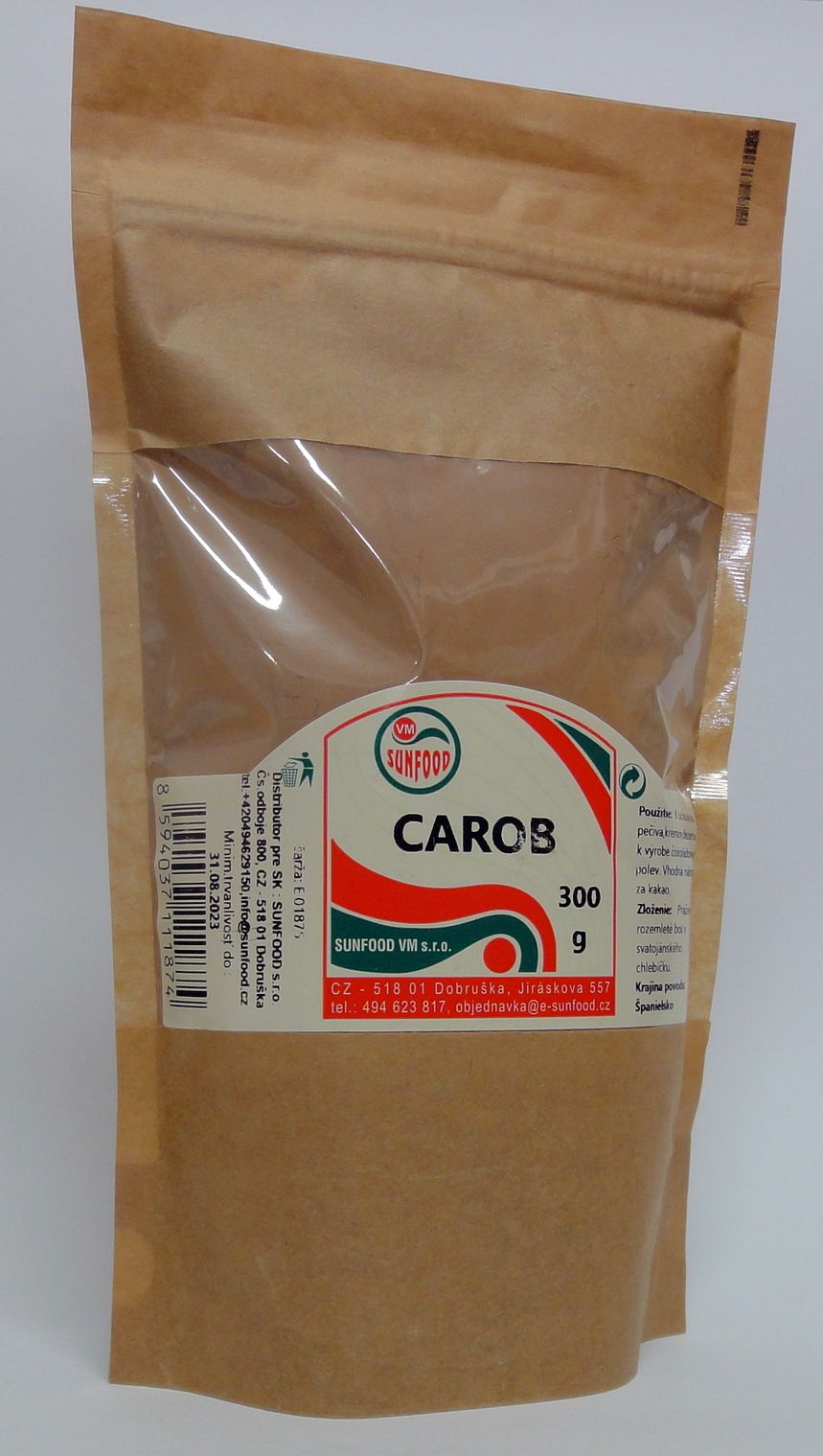 Karob je známy ako svätojánsky chlieb) sa získava z plodov rohovníka.  Tie majú jemne sladkú chuť a neobsahujú kofeín. Karob nevyžaduje...