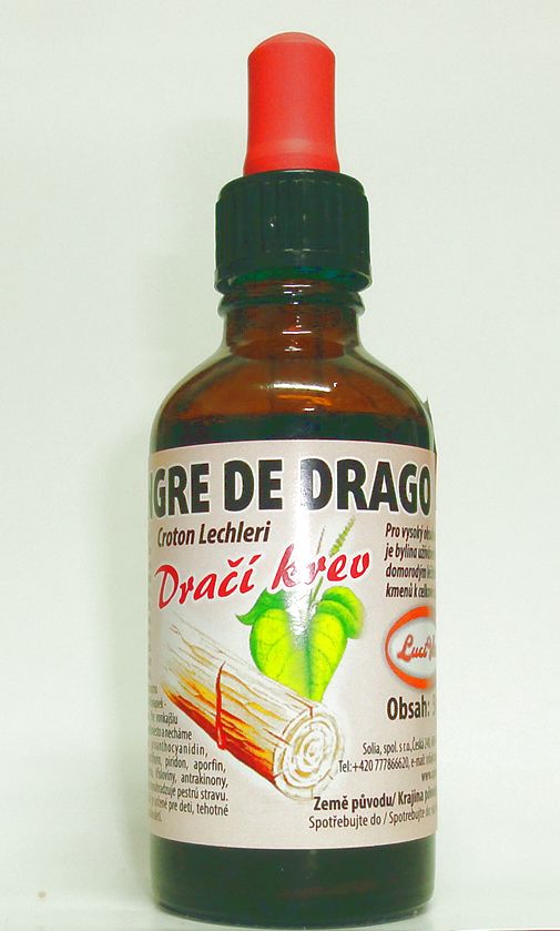 Dračia krv je produkt vyrábaný  z latexovej tekutiny, ktorá sa získava po narezaní stromu Sangre De Drago rastúceho na očarujúcich...