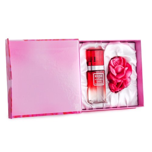 Darčekový set ružový parfém a rozkošné mydielko. Parfém vás obklopí ušľachtilou voňavou atmosférou a voňou, ktorú musíte pocítiť....