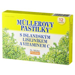 Pastilky islandský lišajník 12ks Dr.Muller