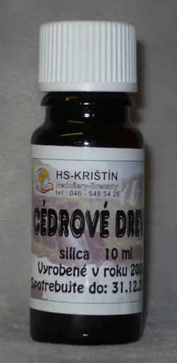 Cédrové drevo - silica 10ml