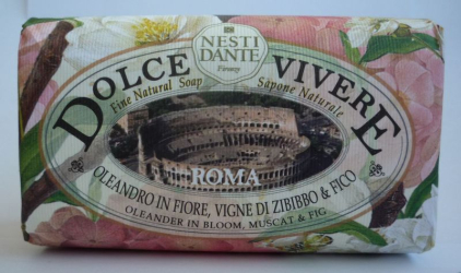 Mydlo Dolce Vivere Roma - oleander, muškát, figa 250g