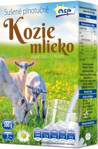 Sušené kozie mlieko plnotučné 280g