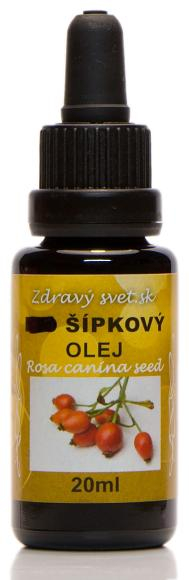 Šípkový olej 20ml fialové sklo