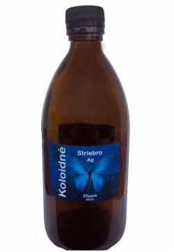 Koloidné striebro 25ppm 500ml