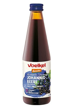 Čierna ríbezľa šťava 100% muttersaft 330ml BIO Voelkel