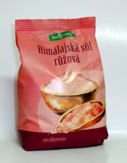 Soľ himalájska ružová jemná 500g Bio Nebio