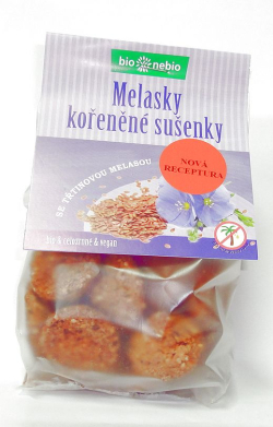 Melasky bio celozrnné sušienky 130g