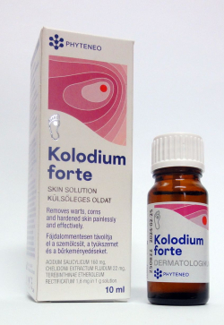 Kolodium forte 10ml na bradavice