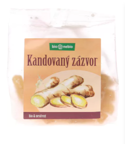 Zázvor kandizovaný 100g BIO