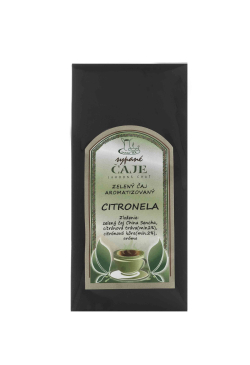 Citronela 50g - zelený čaj ochutený