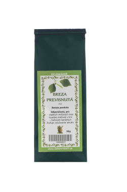 Breza previsnutá 50g -  list