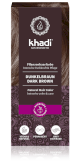 Khadi rastlinná farba na vlasy TMAVO HNEDÁ 100g