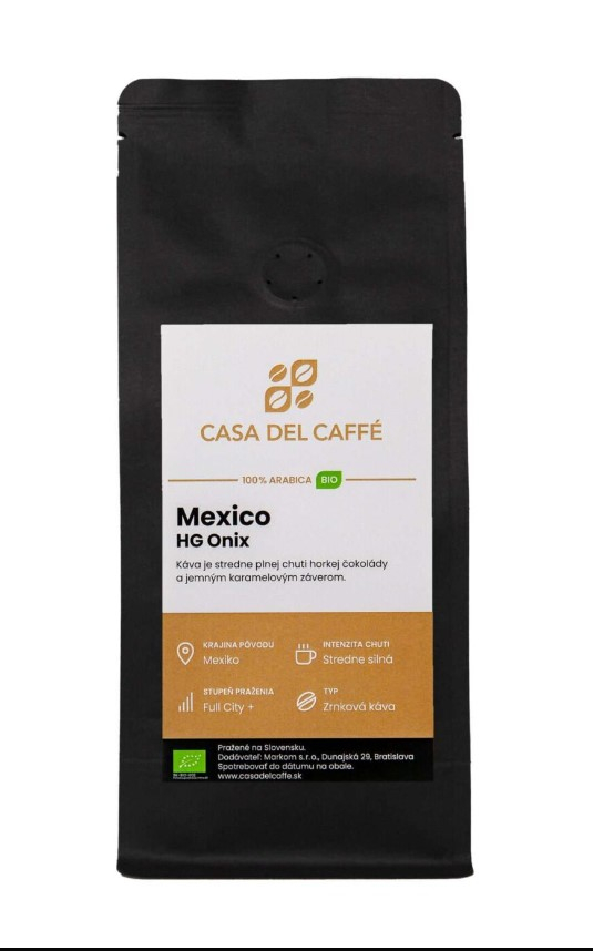 Káva Mexico HG Onix 250 g Mexico HG Onix je symfóniou chutí, ktorá na vás zapôsobí hneď od prvej šálky. Stredne plná chuť bohatá na tóny horkej čokolády s...
