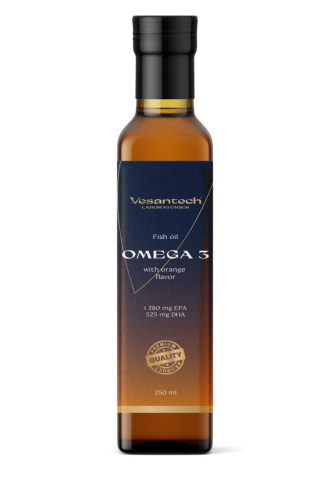 Vesantech Omega 3 Rybí olej 250 ml