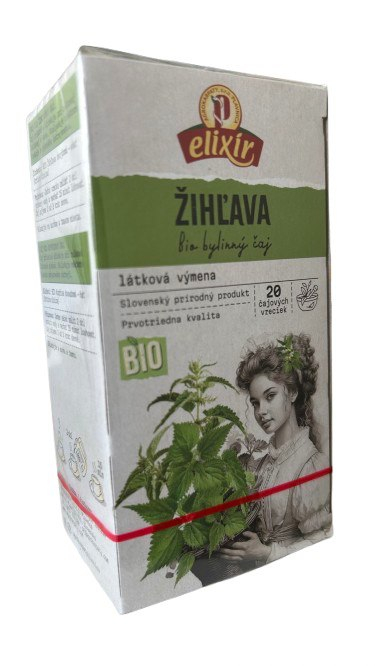 Žihľava Bio bylinný čaj - porciovaná 20 x 2 g Žihľava BIO – bylinný čaj pre detoxikáciu, krvotvorbu a prirodzenú vitalituŽihľava dvojdomá (Urtica dioica) je jednou z najsilnejších...