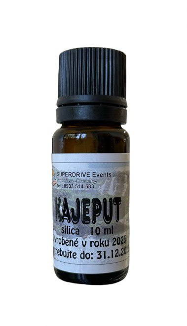 Kajeput - silica 10ml KAJEPUT – používa sa na dezinfekciu dýchacích ciest, má hrejivý účinok, pri použití na masáže mierni reumatické bolesti, používa s...