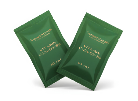 Premium lipozomal Vitamín C + Zinok + D3 shotbox