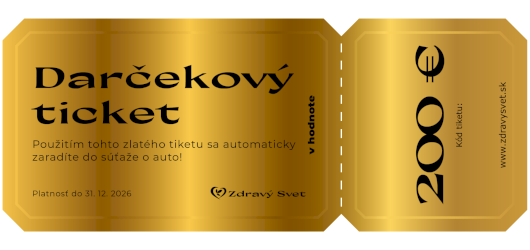 Darčekový súťažný kupón v hodnote 200 Eur