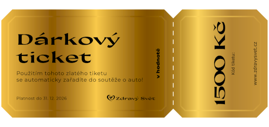 Darčekový súťažný kupón v hodnote 1500 Kč