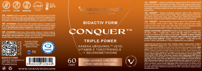 Vesantech CoQ10 Conquer™ 60 cps