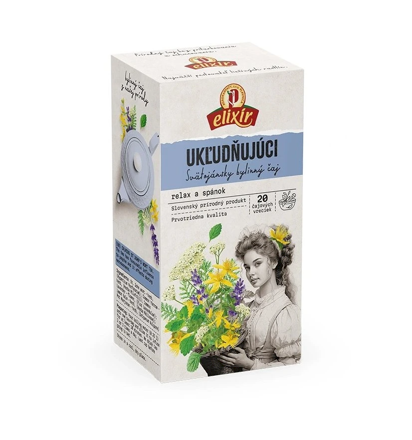 Použitie: Pri problémoch s psychikou a pri nervozite. Čaj sa pije 2- 3 krát denne, posledné pred spaním.Zloženie: Ľubovník bodkovaný...