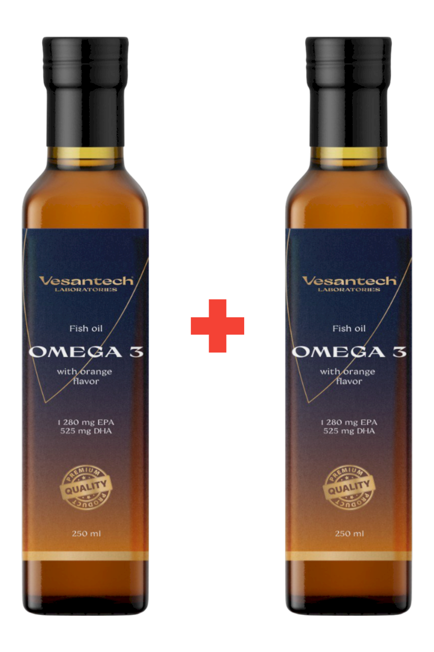 Rybí olej Omega 3 je výživový doplnok s vysokou koncentráciou esenciálnych mastných kyselín EPA (1 280 mg) a DHA (525 mg) v dennej dávke...