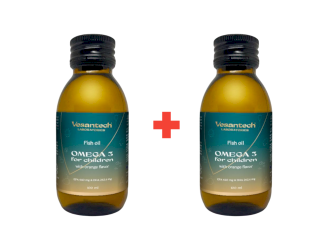 1+1 Vesantech Omega 3 Rybí olej pre deti 100 ml