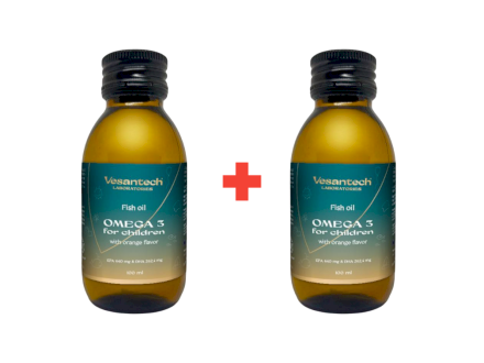 1+1 Vesantech Omega 3 Rybí olej pre deti 100 ml