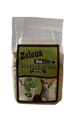 Káva zelená drvená 250g