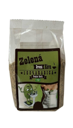 Káva zelená drvená 250g