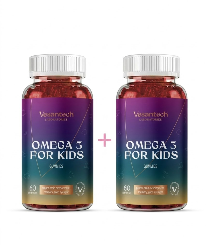 Vesantech Omega3 for Kids gummies – chutné omega-3 pre zdravý vývoj detíVesantech Omega-3 pre deti sú chutné želatínové vitamíny...