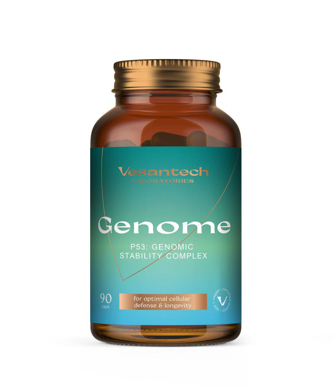 Vesantech P53 Genome™, strážca DNA, bunkovej obnovy a dlhovekosti.  Vesantech P53 Genome™ je prémiový longevity komplex novej generácie...