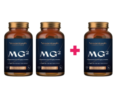 2+1 Vesantech MG2™ Magnesium bisglycinate 120cps