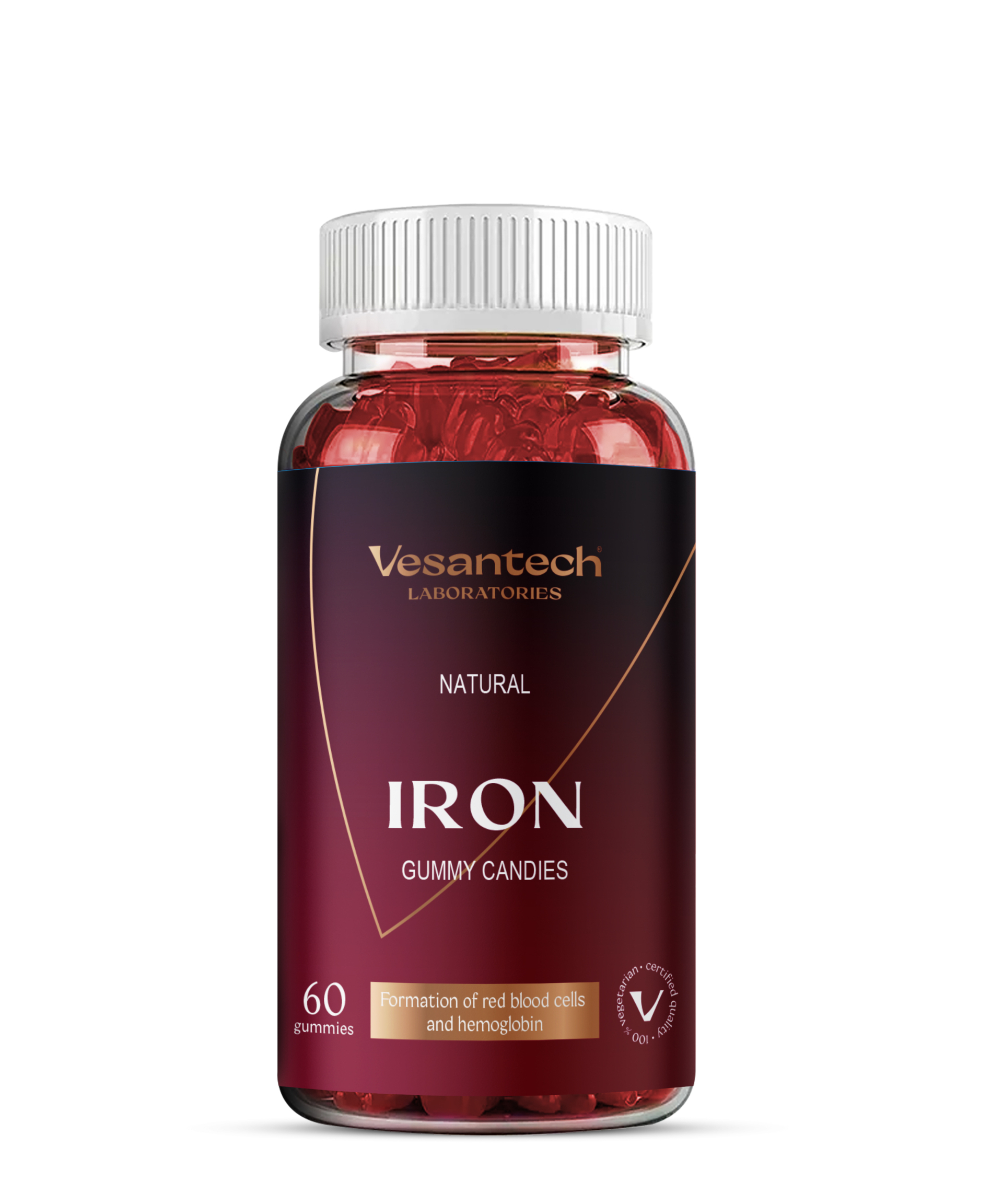 Vesantech Iron Gummies 60 ks – prírodné železo vo forme chutných gummies na podporu krvotvorby a energie Vesantech Iron Gummies 60 ks sú...