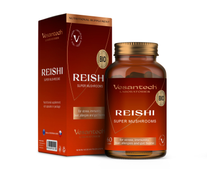 Reishi Vesantech super mushrooms BIO 60 cps