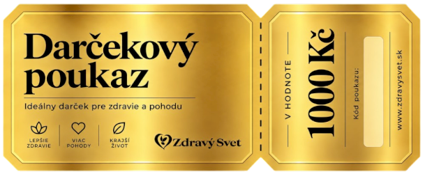 Darčekový poukaz v hodnote 1000 Kč