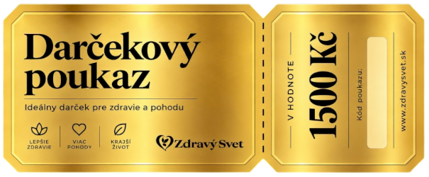 Darčekový poukaz v hodnote 1500 Kč