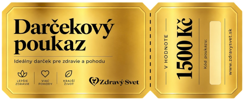 Darčekový poukaz v hodnote 1500 Kč