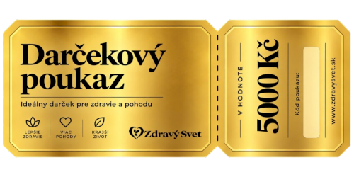 Darčekový poukaz v hodnote 5000 Kč