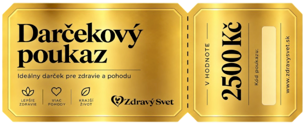 Darčekový poukaz v hodnote 2500 Kč